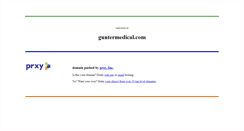 Desktop Screenshot of guntermedical.com