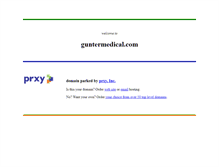 Tablet Screenshot of guntermedical.com